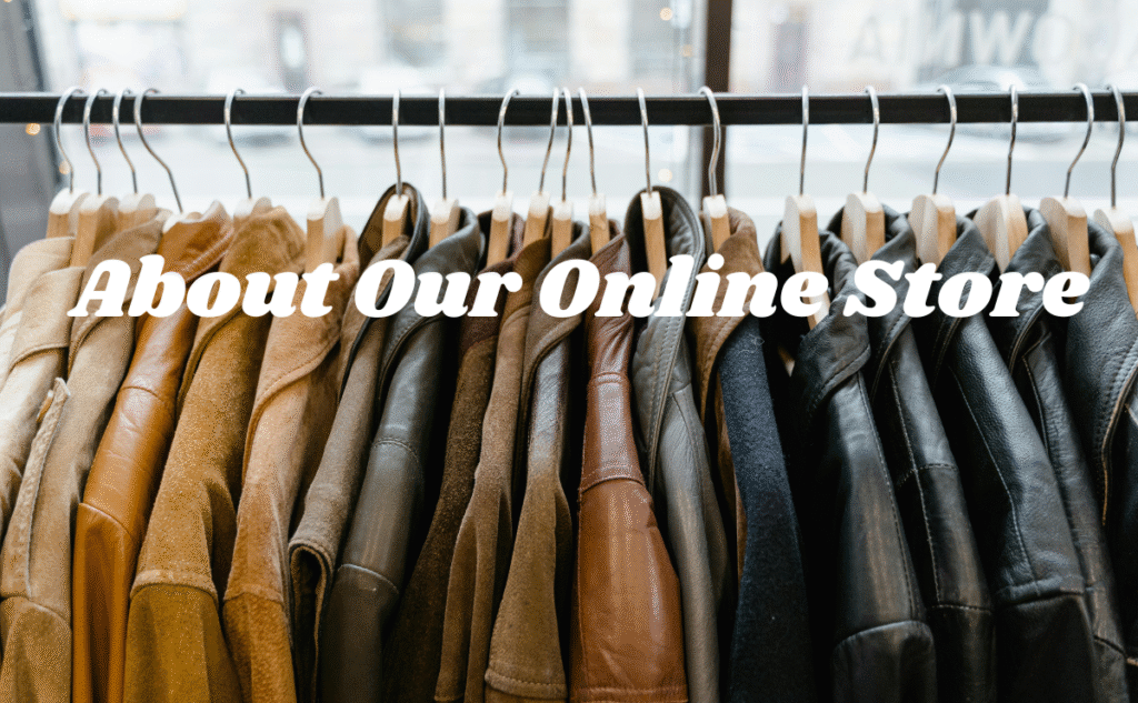 About Our Online Store blog banner