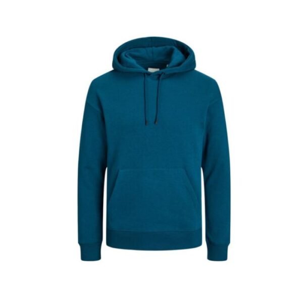 Blue Plain Hoodie 1