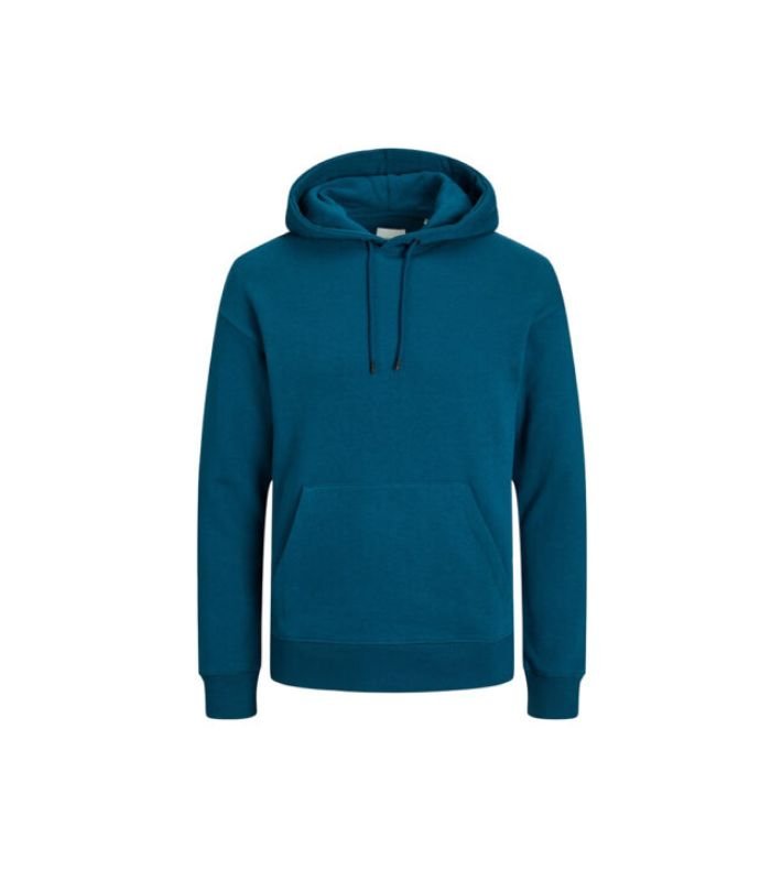 Blue Plain Hoodie 1