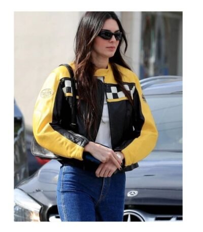 Kendall Jenner Leather Jacket 1