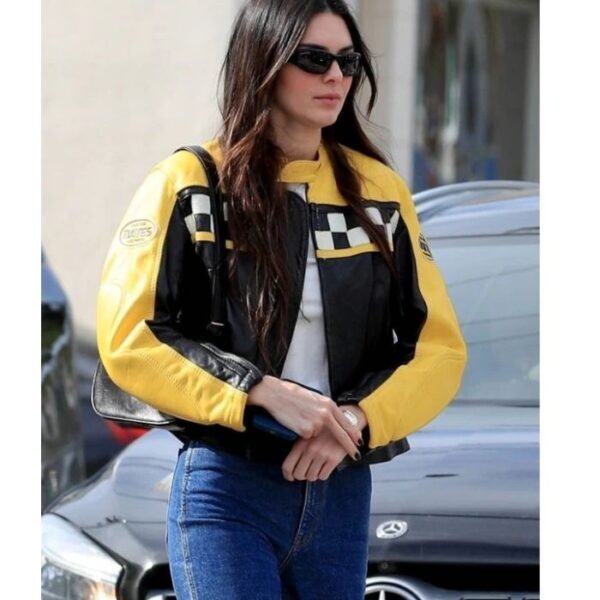 Kendall Jenner Leather Jacket 1