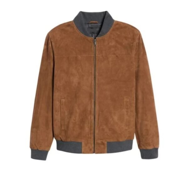 Men Suede Leather Jacket 1
