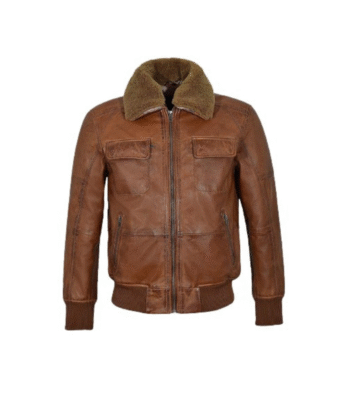 Men’s AIR Force Fur Premium Bomber Jacket 1