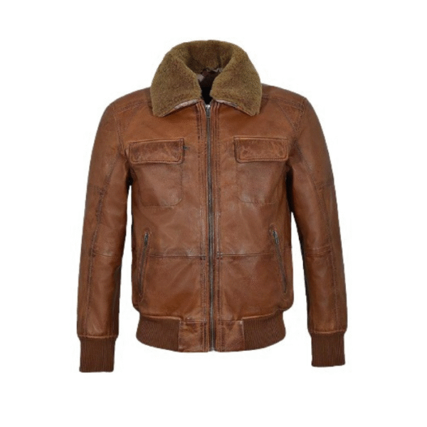 Men’s AIR Force Fur Premium Bomber Jacket 1