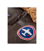 Mens Embroidered Shearling Jacket 3