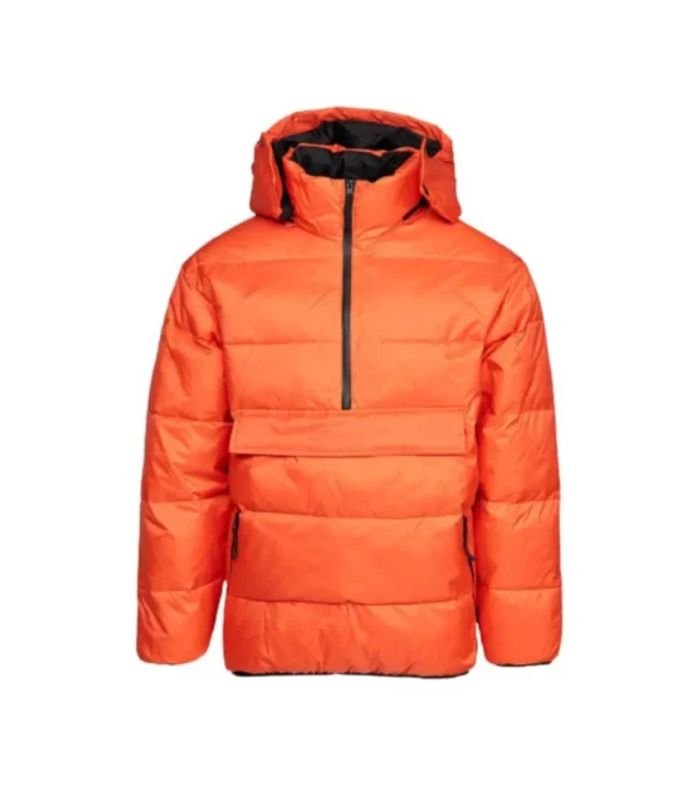Orange Puffer Jacket 1