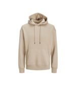 Plain Beige Hoodie 1
