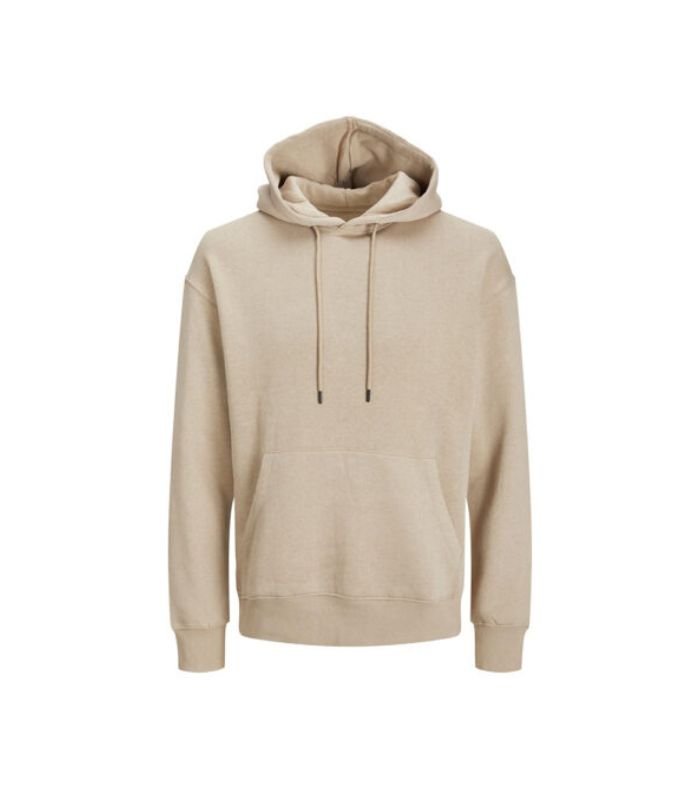 Plain Beige Hoodie 1