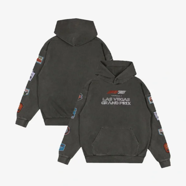2025 Las Vegas Grand Prix Retro Patch Hoodie1