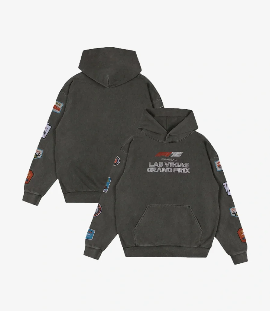 2025 Las Vegas Grand Prix Retro Patch Hoodie1