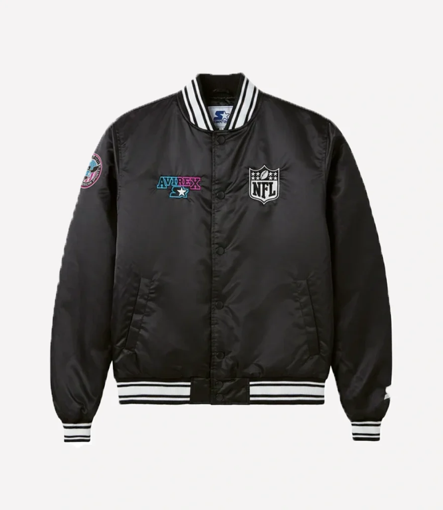 Avirex x Starter Super Bowl LX Satin Jacket1