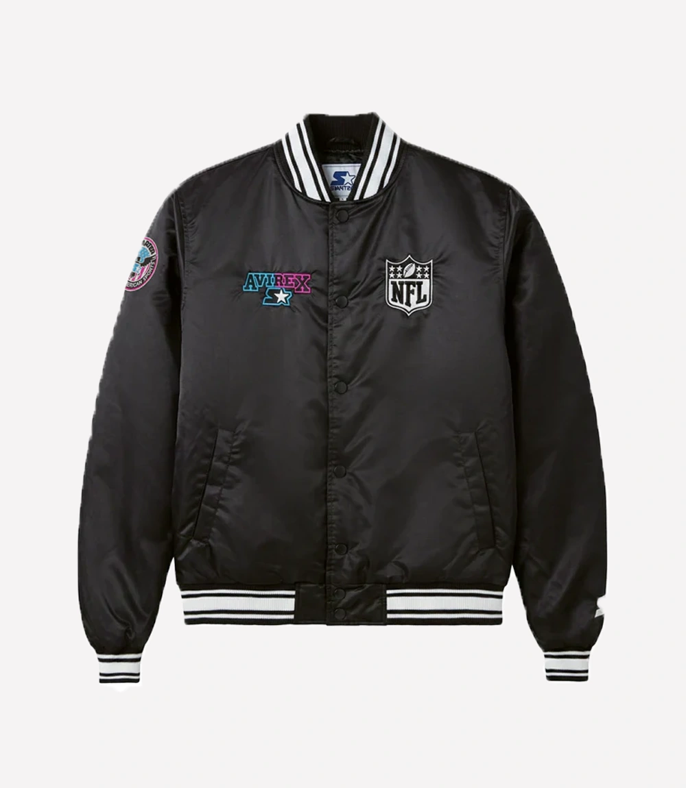 Avirex x Starter Super Bowl LX Satin Jacket1