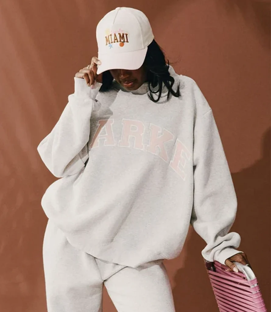 Parke Miami Varsity Mockneck Sweatshirt1
