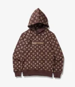 louis Vuitton x Supreme Logo hoodie1