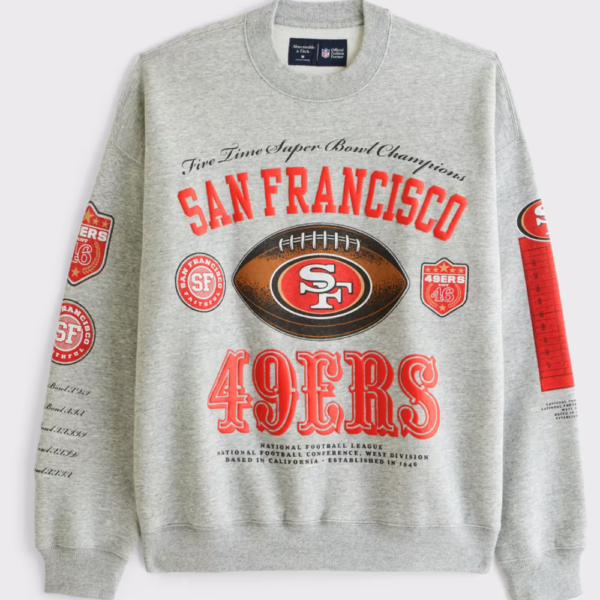 San Francisco 49ers Abercrombie Fleece Sweatshirt 1