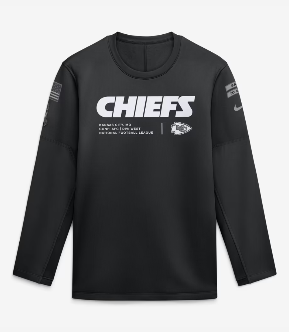 Chiefs 2026 Salute to Service Crewneck Sweatshirt 1 Chiefs 2026 Salute to Service Crewneck Sweatshirt 1