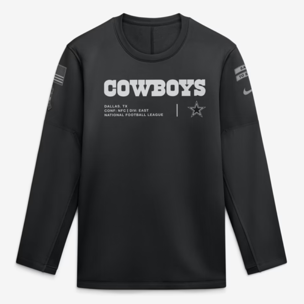 Cowboys 2026 Salute to Service Crewneck Sweatshirt 4