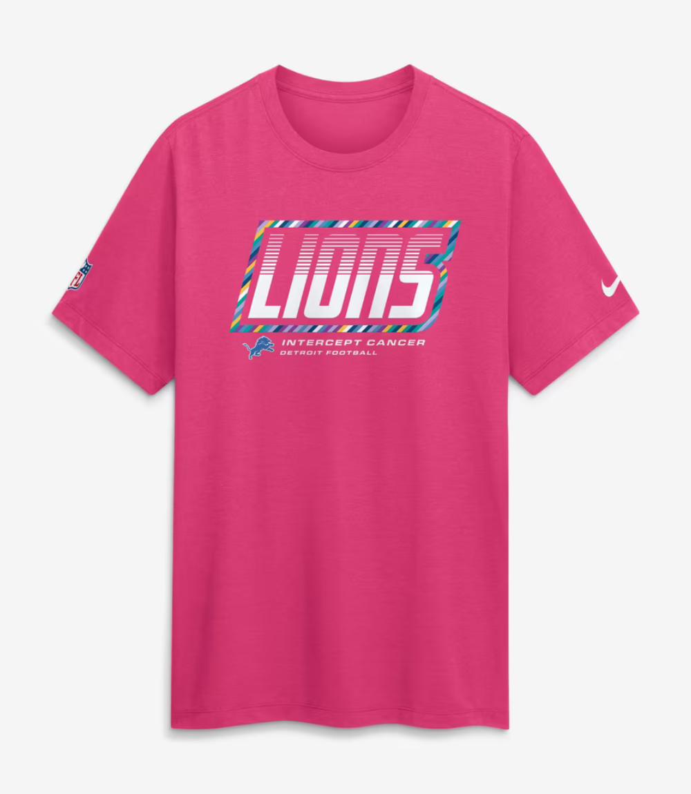 Detroit Lions 2026 Pink Crucial Catch T-Shirt 1 Detroit Lions 2026 Pink Crucial Catch T-Shirt 1