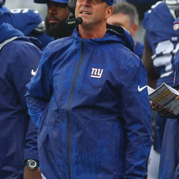 John Harbaugh 2026 New York Giants Jacket