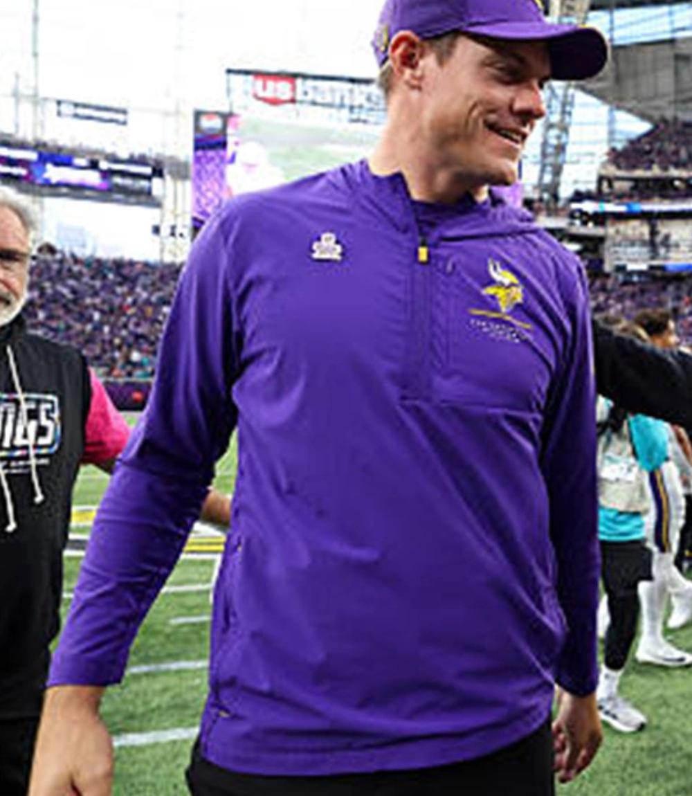 Kevin O’Connell 2026 Minnesota Vikings Anorak Jacket 1 Kevin O’Connell 2026 Minnesota Vikings Anorak Jacket 1