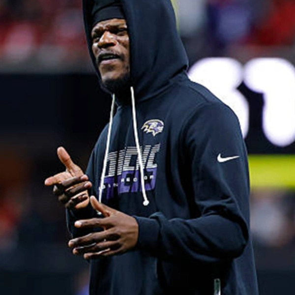 Lamar Jackson Baltimore Ravens 2026 Sideline Hoodie