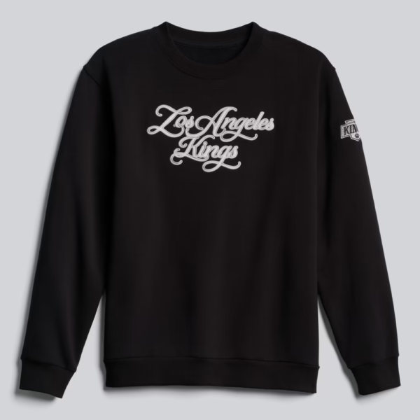Los Angeles Kings lululemon Black Steady State Crew Sweatshirt 1