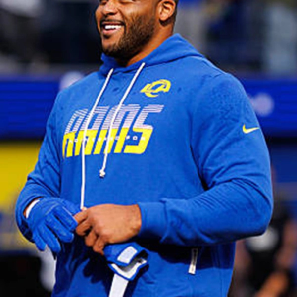 Los Angeles Rams Aaron Donald 2026 Sideline Hoodie