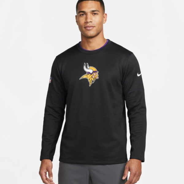 Minnesota Vikings 2026 Sideline Coaches Sweatshirt 1