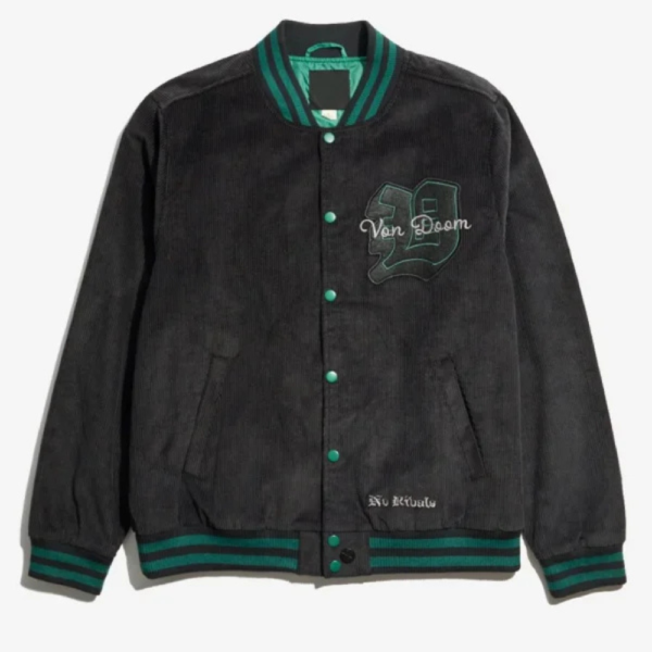 NYCC Doctor Doom Corduroy Varsity Jacket