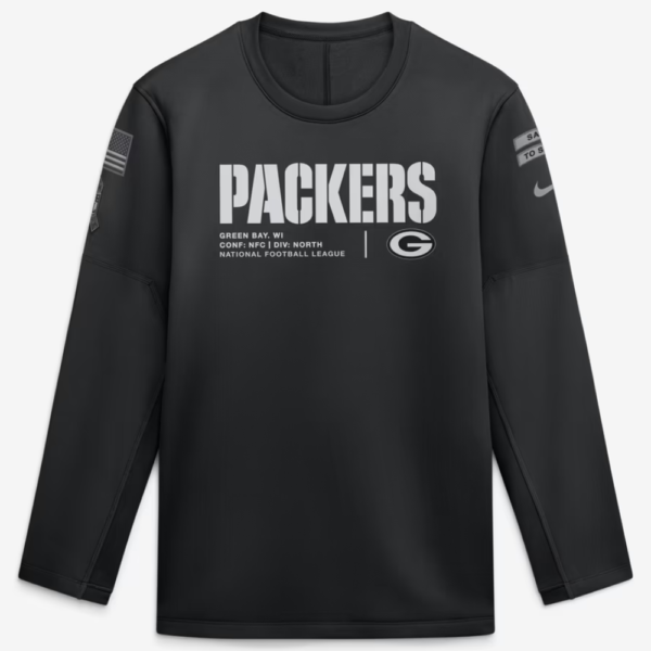 Packers 2026 Salute to Service Crewneck Sweatshirt 1