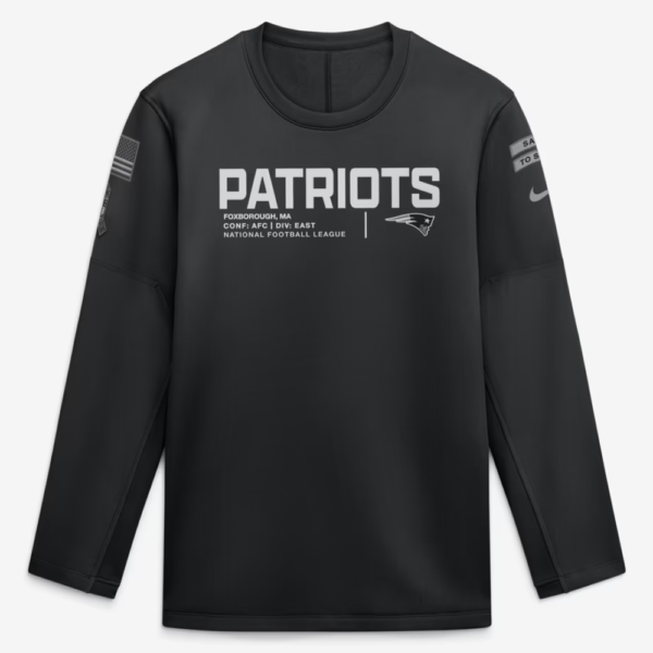 Patriots 2026 Salute to Service Crewneck Sweatshirt 1