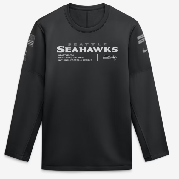 Seahawks 2026 Salute to Service Crewneck Sweatshirt 1