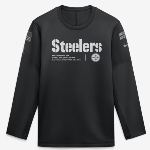 Steelers 2026 Salute to Service Crewneck Sweatshirt 1